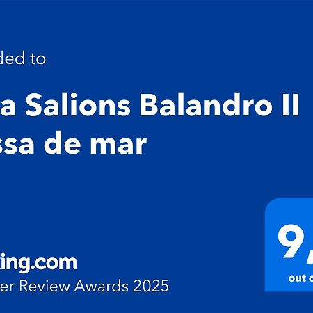 Апартаменты Cala Salions Balandro II Tossa De Mar Кане-де-Мар Экстерьер фото