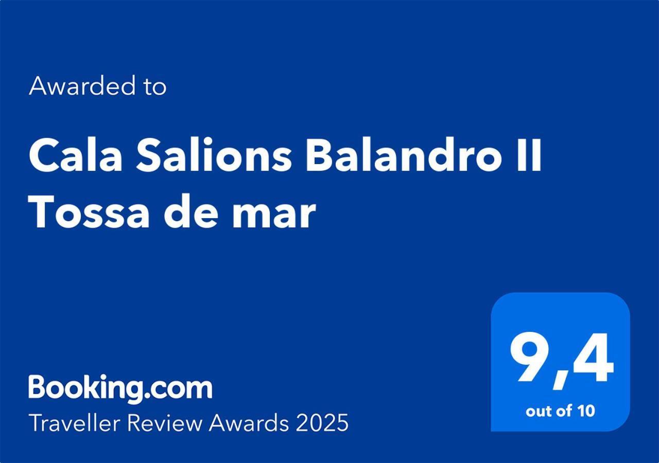 Апартаменты Cala Salions Balandro II Tossa De Mar Кане-де-Мар Экстерьер фото